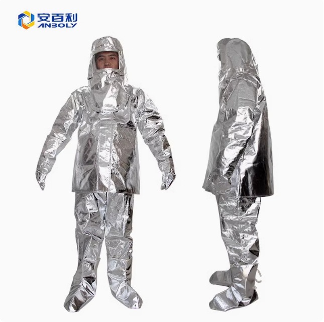 安百利ABL-F11 防高温500度消防铝箔隔热防火防烫射热分体阻燃服