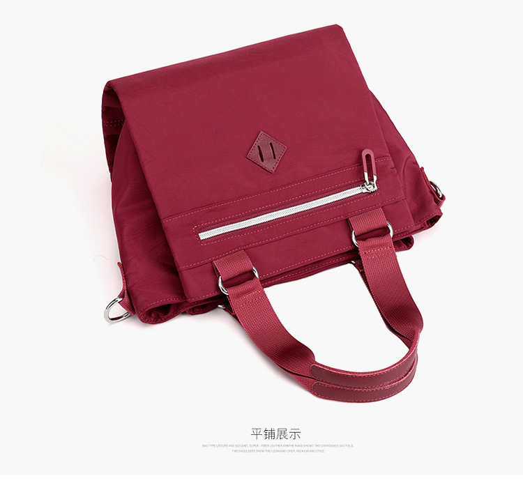 Colorful Fox's new fashionable and versatile casual shoulder bag for women, a large-capacity multi-layer simple crossbody bag undefined