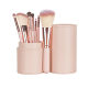 Pen holder cosmetic brush suit desktop pen holder with lid large capacity brush bucket cosmetic brush storage PU dustproof cosmetic bucket