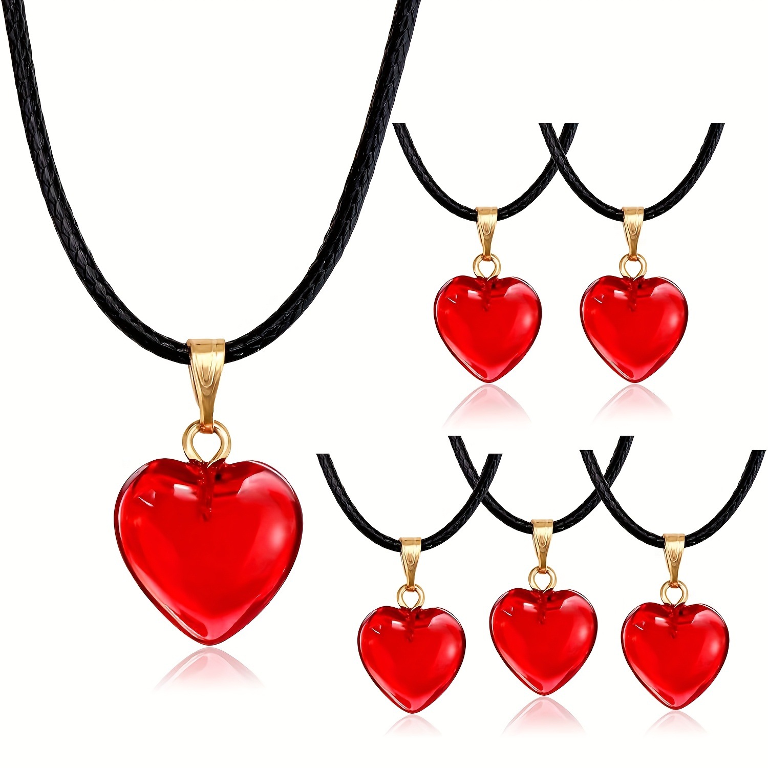 Transfronterizo Amazonas polvo de cristal caballo colgante 16mm pequeño corazón de melocotón regalo de día de San Valentín colgante de gemas naturales en forma de corazón