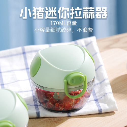 Garlic masher, household multi-functional garlic cutter, garlic grinder, manual garlic puller, garlic stirrer, small garlic mincer