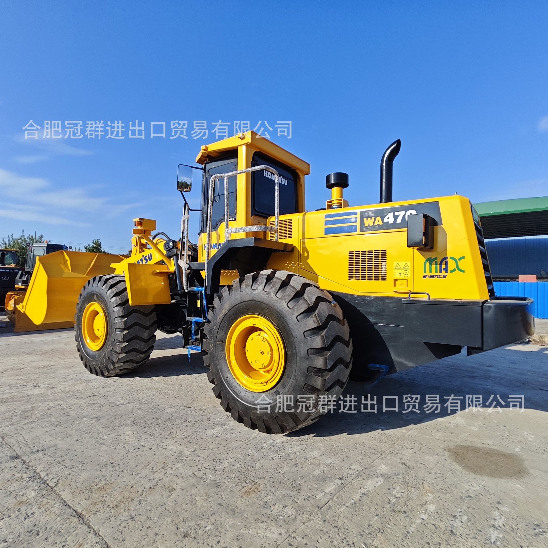 Komatsu Komatsu cargador WA470 carretilla elevadora suministro directo de comercio exterior 5 cubos