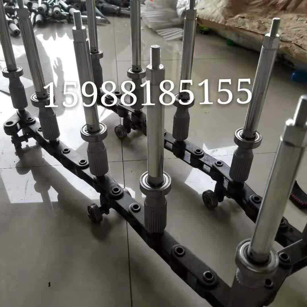 喷涂涂装链条空心链治具轨道自转台双节距38.1 50.8 63.5涂装配件