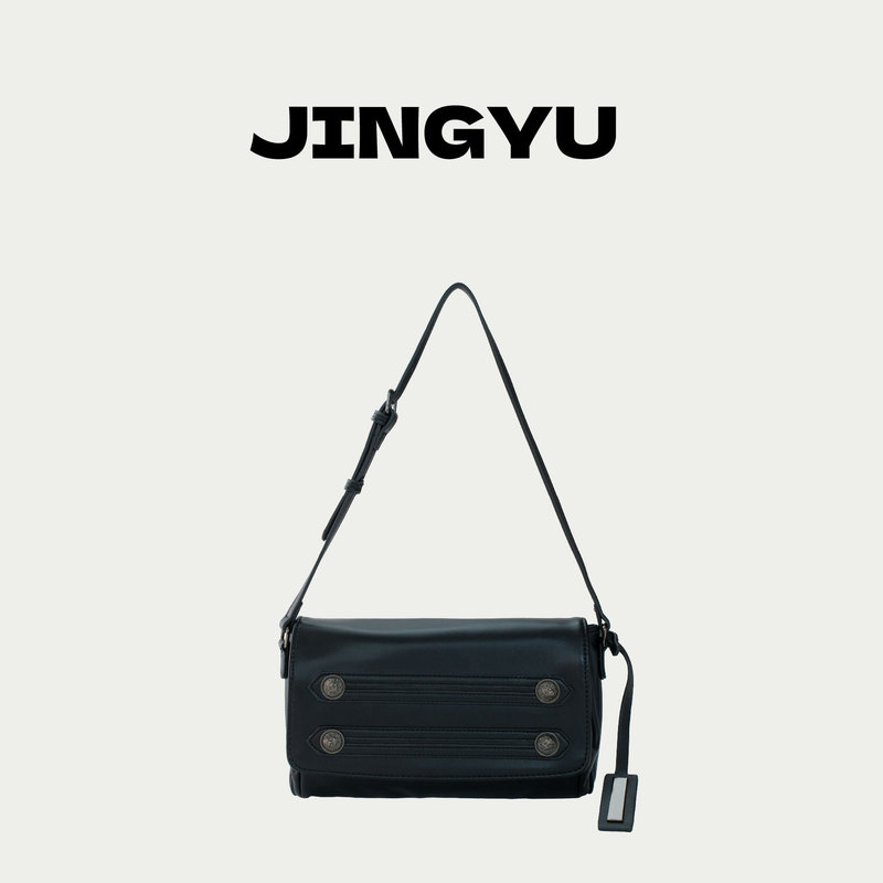 2026 Autumn New Napoleon Palace Style Black Underarm Bag for Work, Multi-purpose Handheld Envelope Bag, Women's Shoulder Bag
