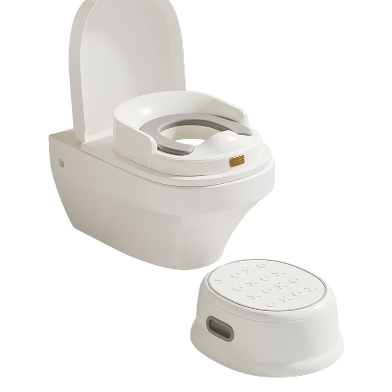 Inodoro infantil auxiliar inodoro de plástico ligero inodoro de lujo inodoro infantil inodoro de pie set taburete