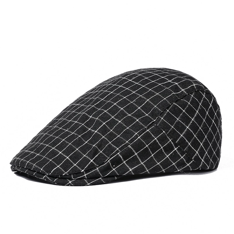 Flat cap / beret, adjustable unisex spring–summer cap, lightweight, multiple colors