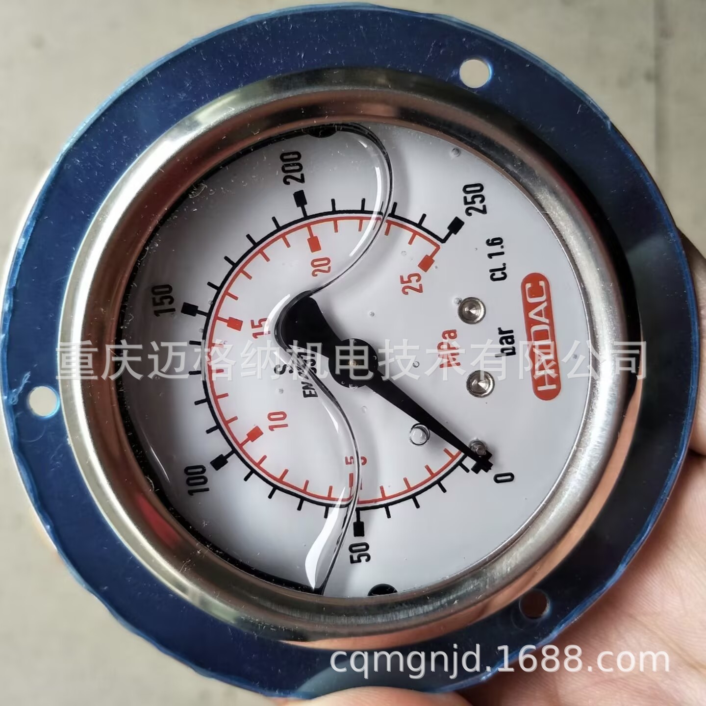 贺德克压力表HM63-160-B-G1/4-FF现货原装