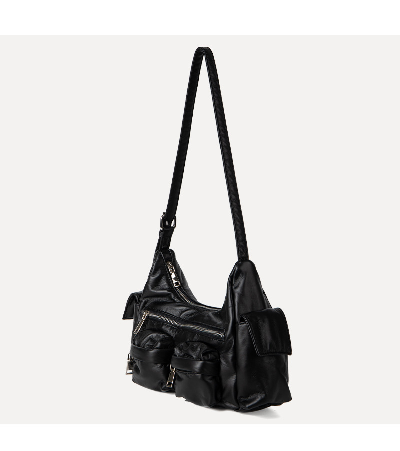 Hõbedane crossbody õlakott naistele stiilne ja mitmekülgne_voghion.com
