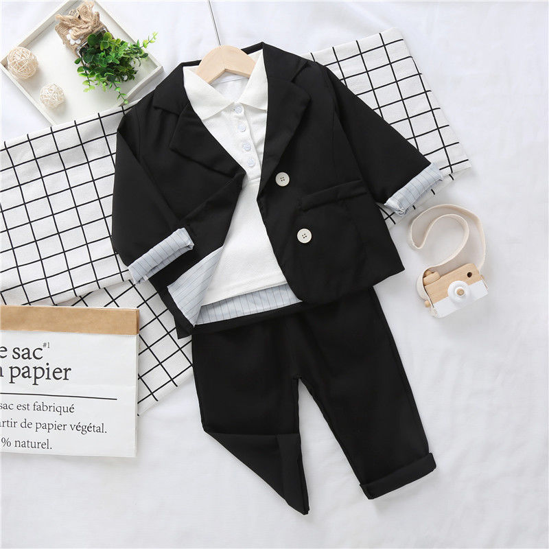 Conjunto de menina com camisola de manga comprida e calças coreano_voghion.com
