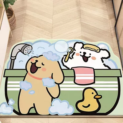 Avtomobil döşəmə paspasları – Wear-resistant Non-slip Foot Mat - bathing-puppy-4060cm25mm-diatom-mud