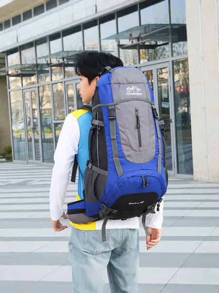 Cross-Border Hiking Backpack, Mountaineering Backpack, Outdoor Backpack, Water-Resistant Large-Capacity Backpack, Travel Backpack, Suspension Backpack