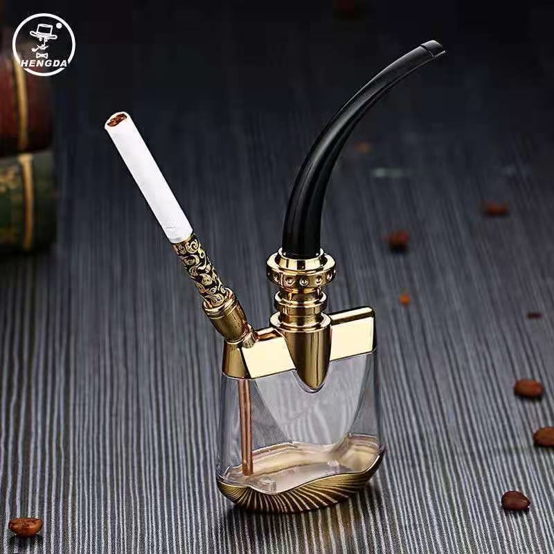高档两用型过滤水烟斗水烟壶多重过滤水烟嘴水烟筒循环水烟袋