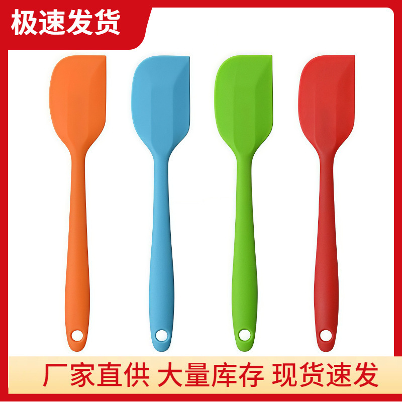 Integrated Silicone Scraper, High Temperature Resistant Large Cake Cream Spatula, Baking Tool Spatula, Rubber Baking Scraper