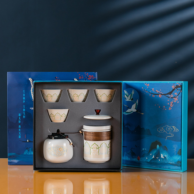 Tea set for traveling for office