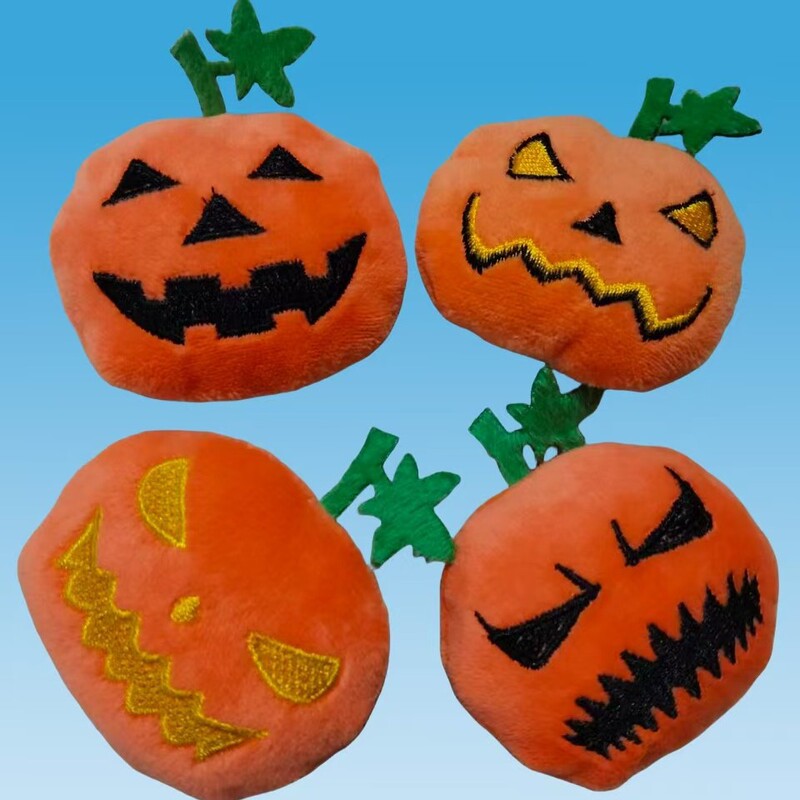 Halloween Pumpkin Ghost Face Plush Toy Pendant Brooch Accessories Pumpkin Headband Halloween Party Hair Accessories