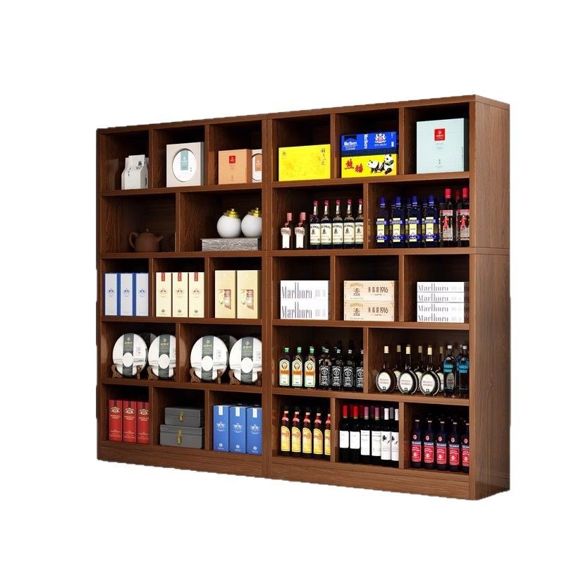Gabinete de Exhibición para Tienda de Panel de Madera para Supermercado y Tienda de Conveniencia