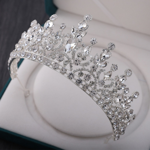 European and American bridal crown baroque Korean wedding hair accessories crown headband wedding birthday photo studio catwalk accessories