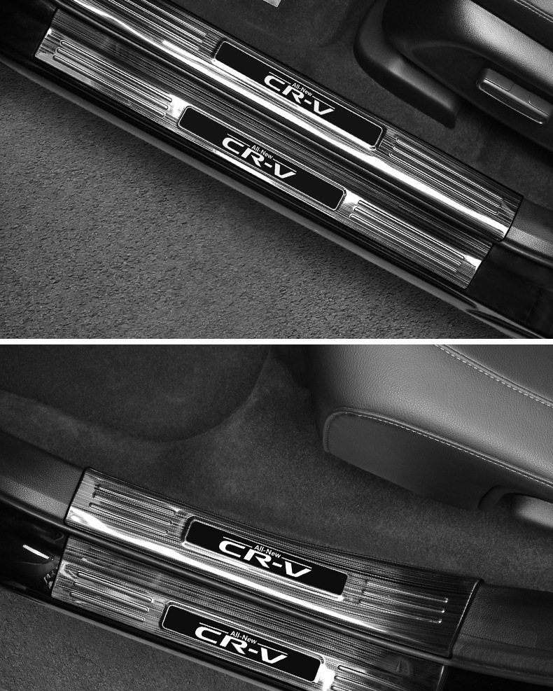 Suitable for 23-25 Models 24 Honda Crv Haoying Threshold Strip Protection Rear Guard Welcome Pedal Modified Interior Accessories