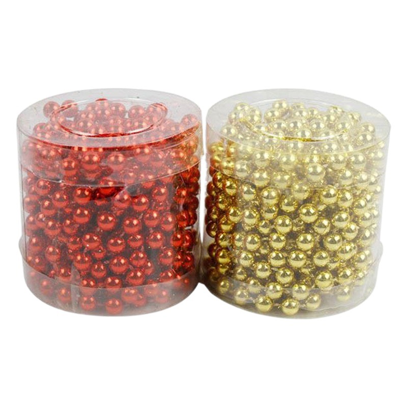 Fábrica al por mayor de Navidad Cadena de cuentas de alambre de plástico Día DE LA Independencia Navidad Halloween collar con cuentas de producto terminado