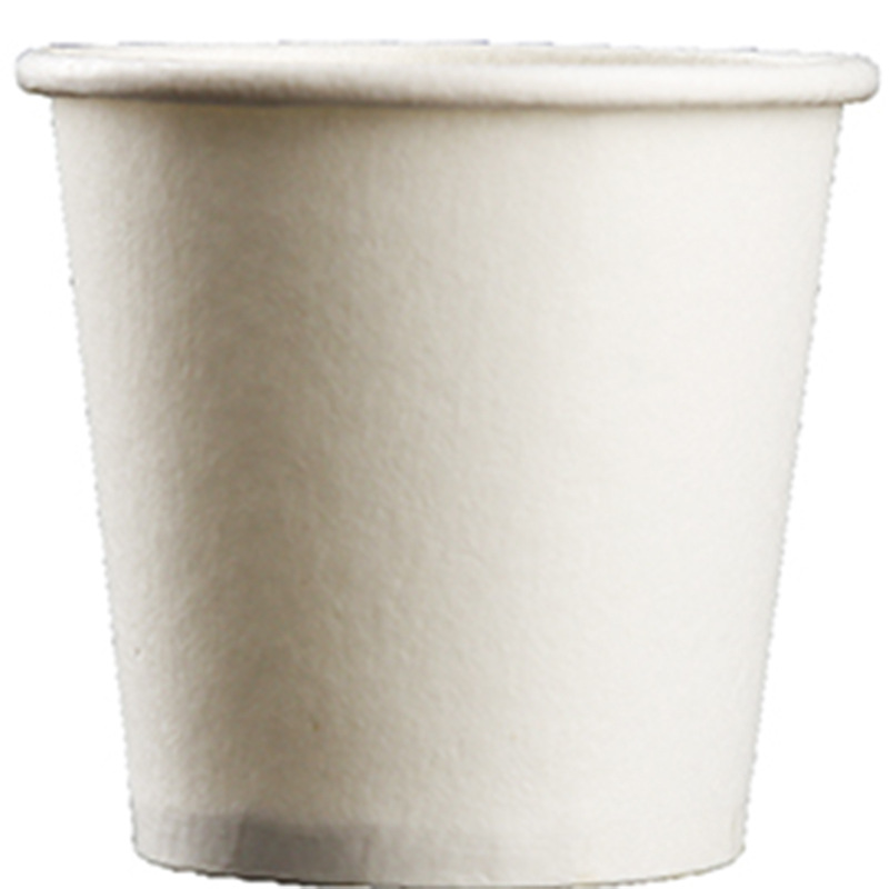 Taza de papel pequeña desechable pequeña taza de café 4oz100ml taza corrugada taza de papel de doble capa taza de bebida engrosada venta directa de fábrica