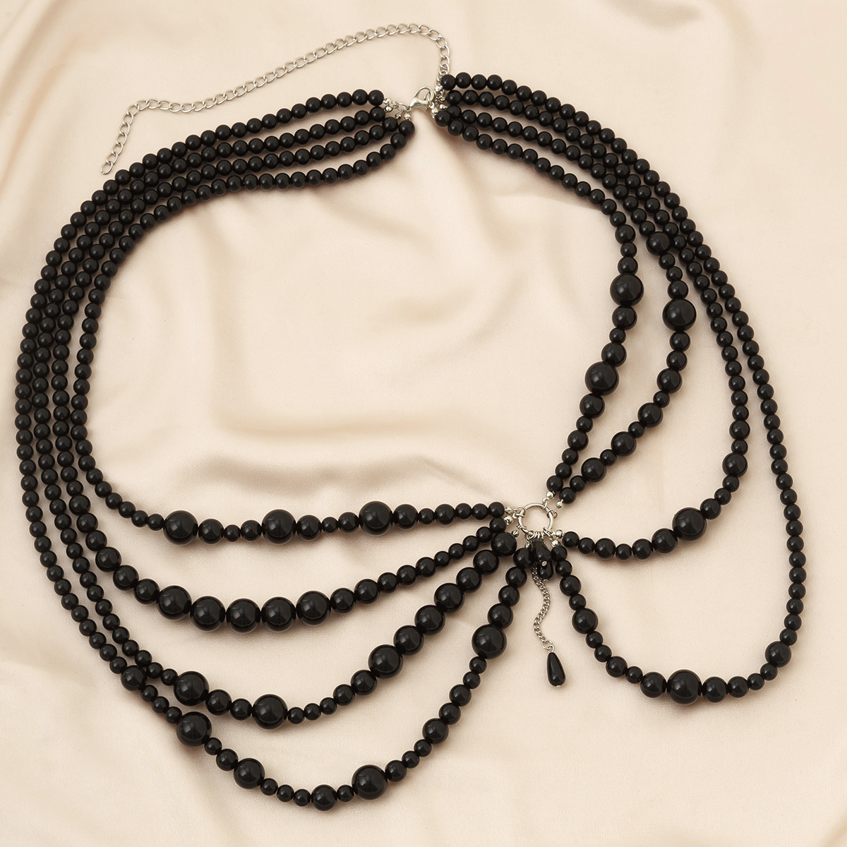 145g Weight Waist Chain Classification 1 Piece Quantity Holiday, Beach Occasion Plastic Material Pearl Pattern Women's Gender Tassel Design Elegant, Sexy Style Elegant Sexy Pearl Plastic Tassel Women's Chain Belts 24