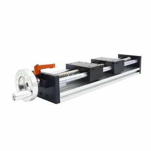 ✅ Forward and Reverse Tooth Double Optical Axis Ball Screw Two-Way Slider Laser Scale Handwheel Manual Linear Guide Slide