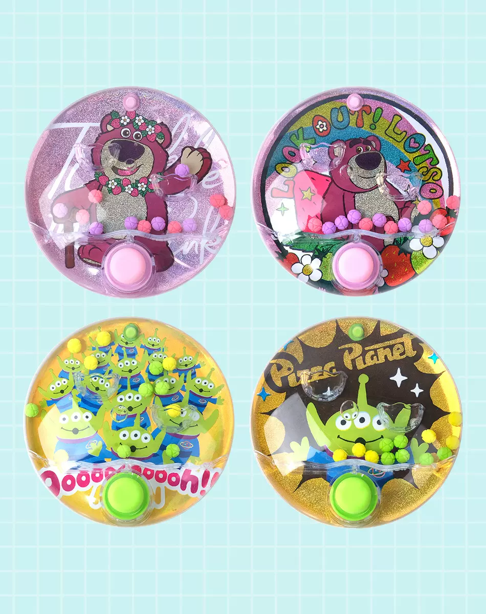 迪士尼正版儿童益智玩具水机水中套圈圈掌上解压游戏机批发