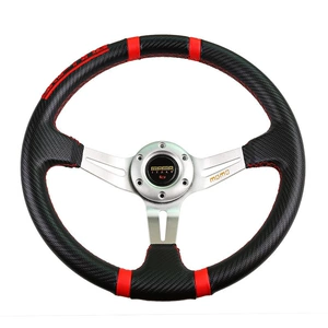 14 düym/350 mm PVC dörd zolaqlı yarış sükan çarxı, idman avtomobili sükan çarxı