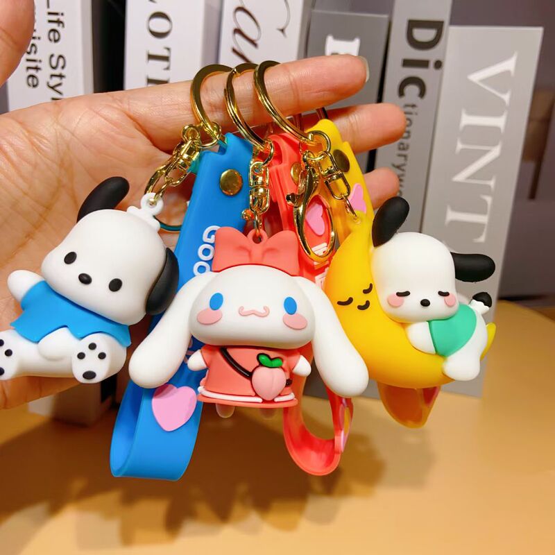 Sanrio Key Chain Pendant Small Jewelry Cute Bag Hanging Doll Small Gift Car Key Chain Small Commodity