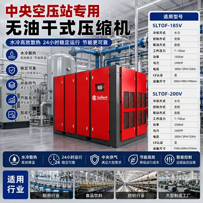 37-315Kw Industrial-Grade Energy-Saving Air – Hava kompressorları - intentional-fund-central-air-compression-station