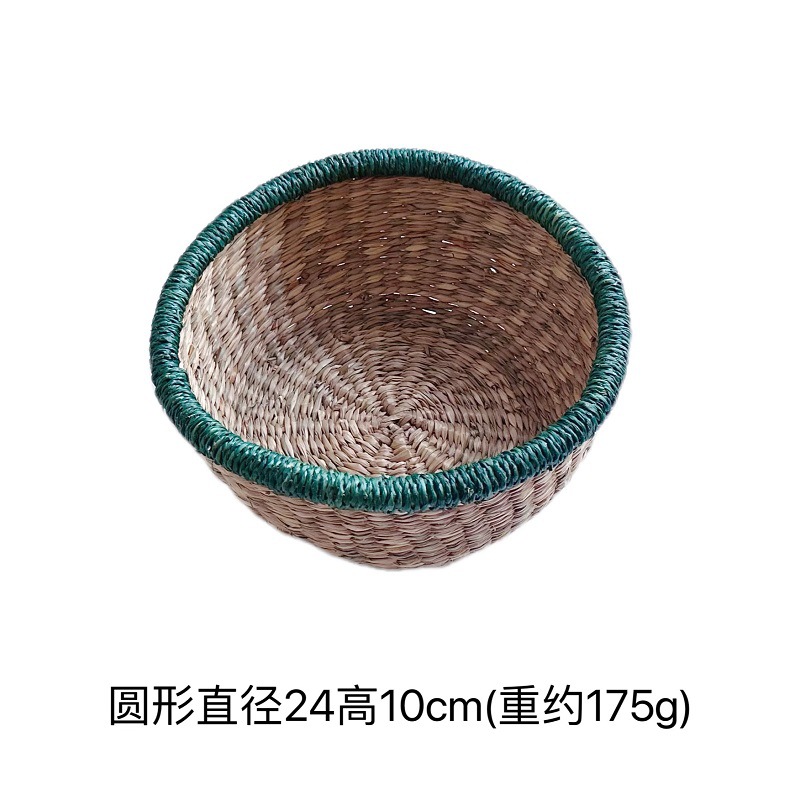 Cestas de bocadillos trenzadas de algas marinas vietnamitas ins canasta de picnic elementos africanos canasta decorativa canasta de cosméticos canasta de escritorio