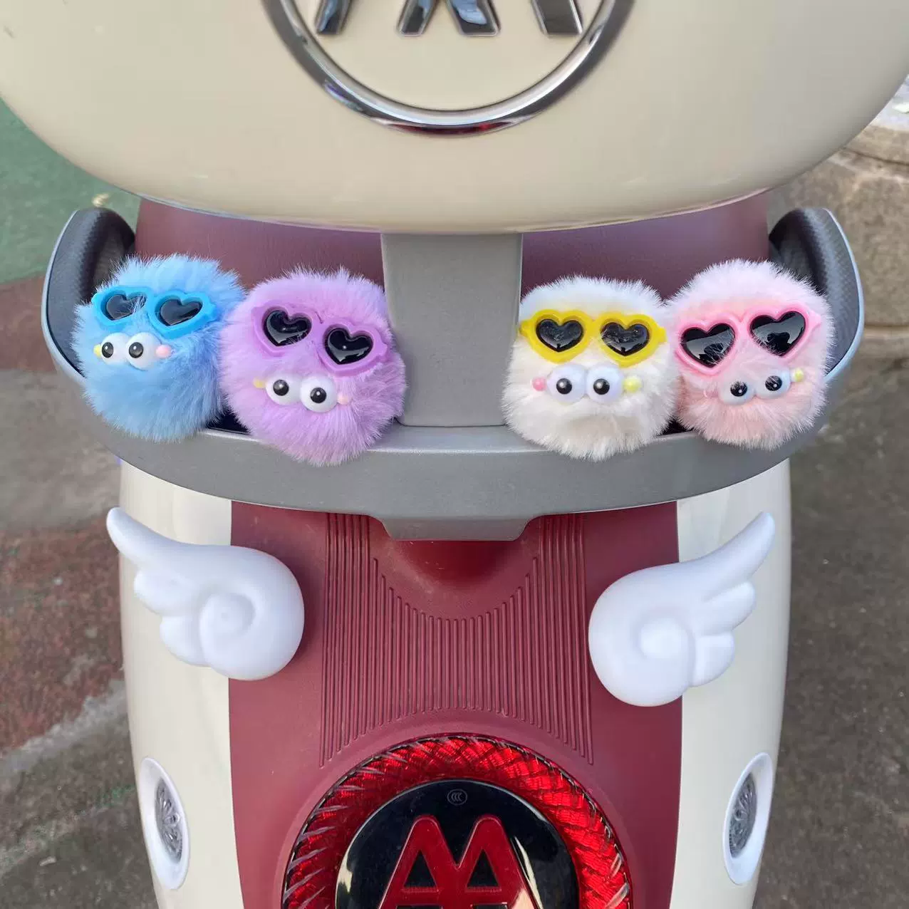 Электрический автомобиль украшения креативные солнцезащитные очки милые брикеты