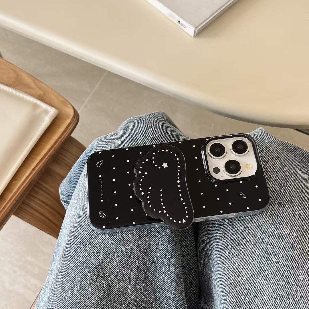 50g Weight iPhone Applicable Brands Phone Cases Classification tpu Material Polka Dots Pattern Simple Style Style Tpu Polka Dots Simple Style Phone Cases Phone Accessories 8