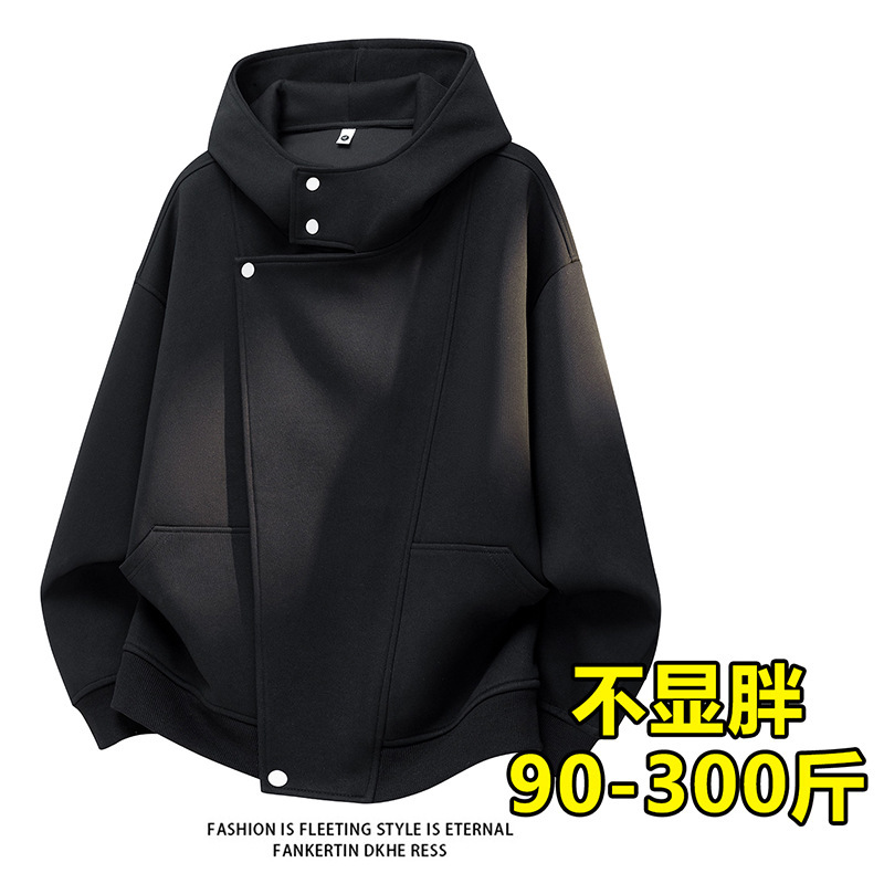 Autumn and Winter New Cotton American-Style Heavy-Duty Structured Jacket for Men and Women, Trendy Brand, Loose Fit, Oversized, High Street Functional Jacket