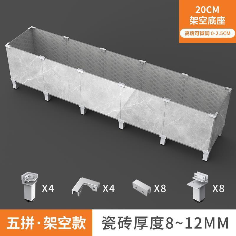 加厚瓷砖夹固定夹玻璃箱瓷砖箱菜箱菜池种植花盆夹卡扣组合L型F型|undefined