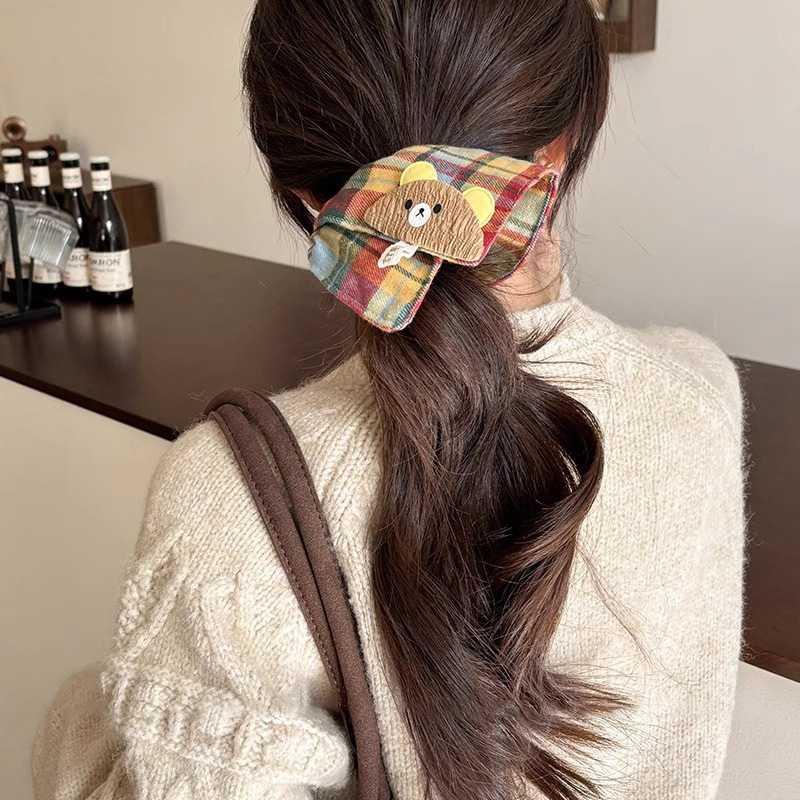 Toallas cuadradas de alta sensación arco intestino grueso anillo de cabello red rojo 2025 nuevo caballo de cola alta cuerda de cabello de niñas correa de cabello