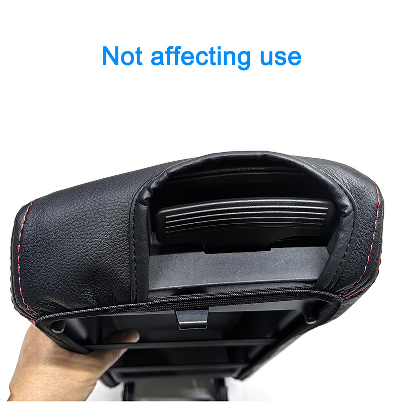 Suitable for 2015-2019 Hyundai Sonata Nine Modified Armrest Box Leather Cover Non-disassembly Straight Cover Easy to Install