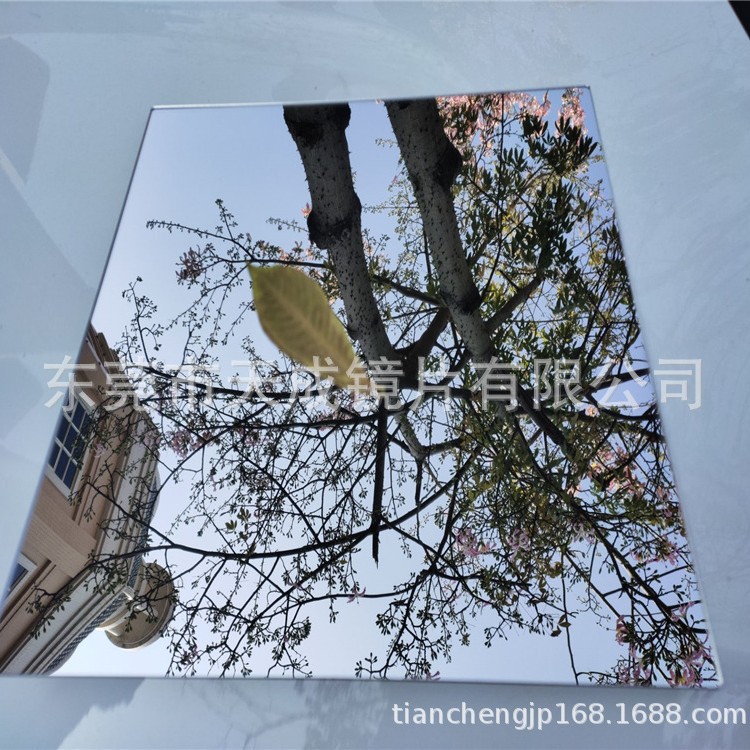 电镀亚克力镜片 智能包装镜片 酒盒包装镜子 单面油漆镜背胶镜