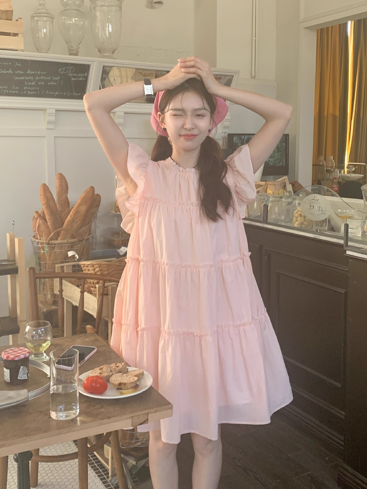 Cute fuchsia dress