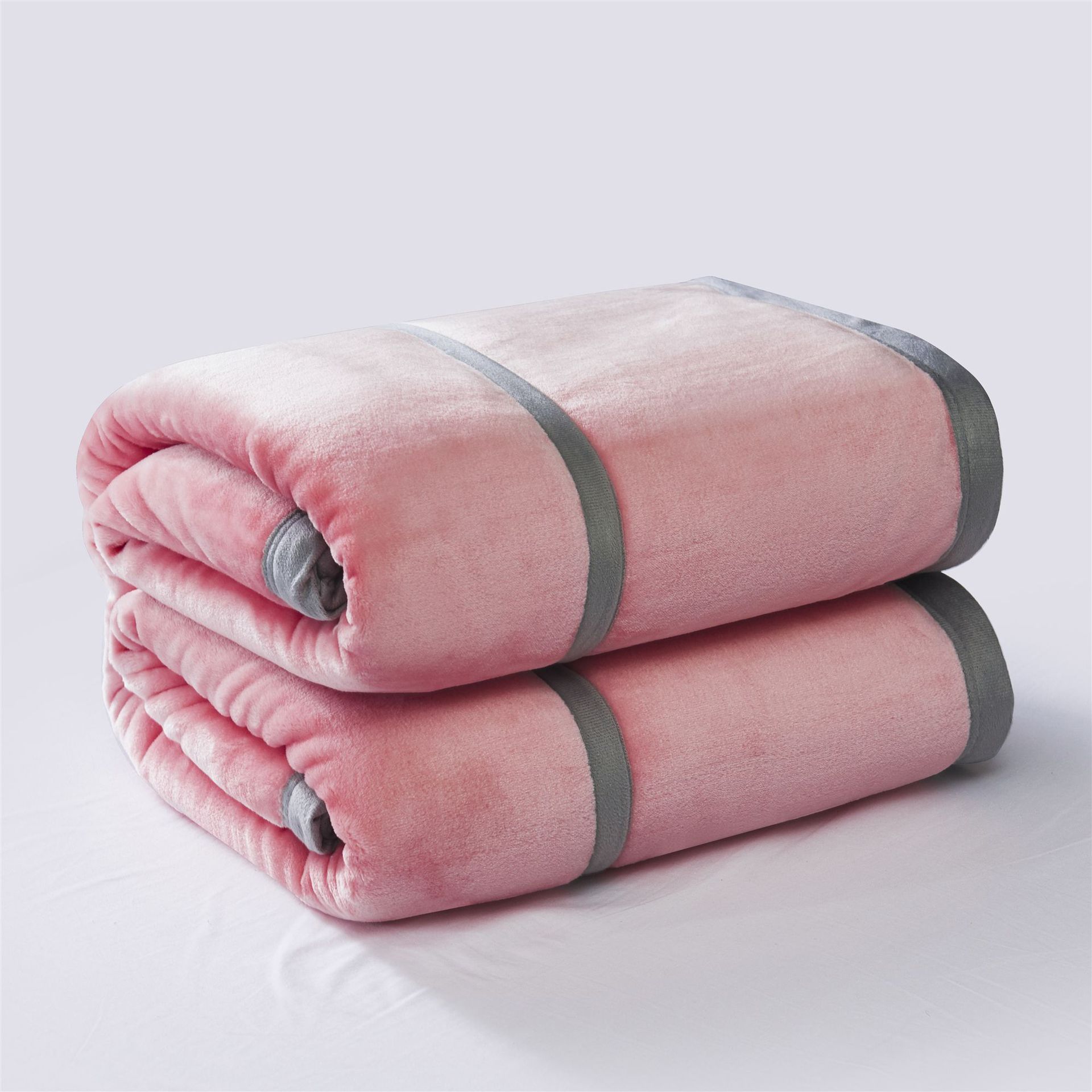 Color sólido engrosada piel manta cubierta de franela manta coral polar siesta manta regalo transfronterizo al por mayor