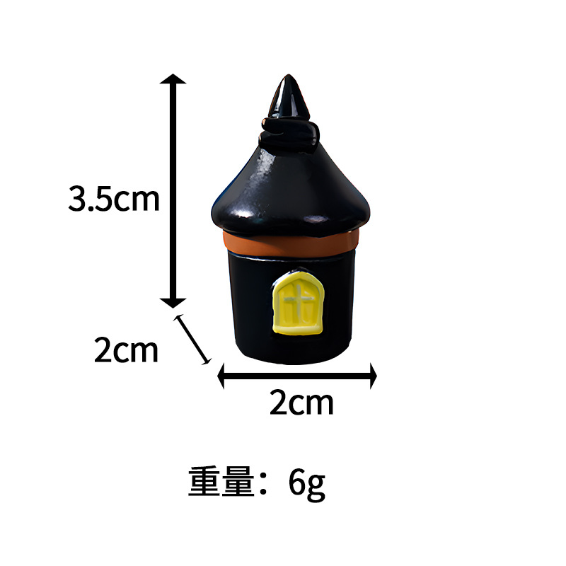 Nueva decoración transfronteriza Halloween calabaza fantasma calabaza mágica sombrero fantasma pequeña decoración micropaisaje paisajismo