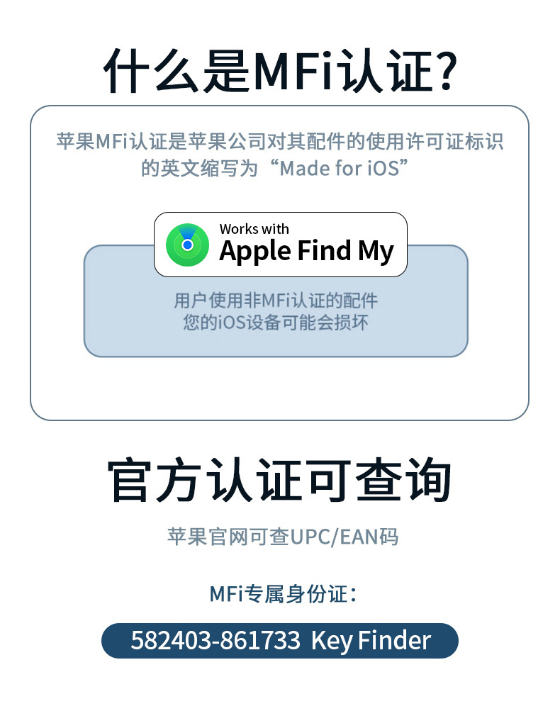 Ap300 Smart Anti-Lost Device Gps Locator Portable Locator Apple Locator Item Tracker