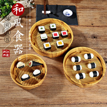 双剑和风寿司桶日韩料理干冰刺身盘寿司盆火锅烤肉盛器水果摆盘