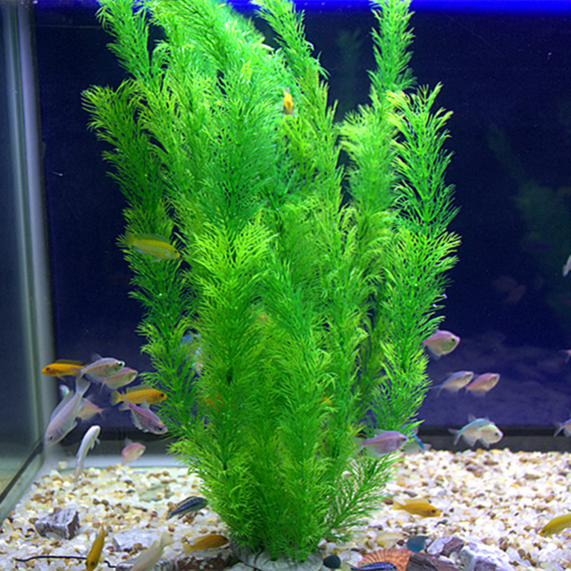 Fish Tank Decoration, Simulated Aquatic Plants, Aquatic Landscaping, Fake Aquatic Plants Decoration, Soft Aquatic Plants, Plastic Aquatic Plants Green