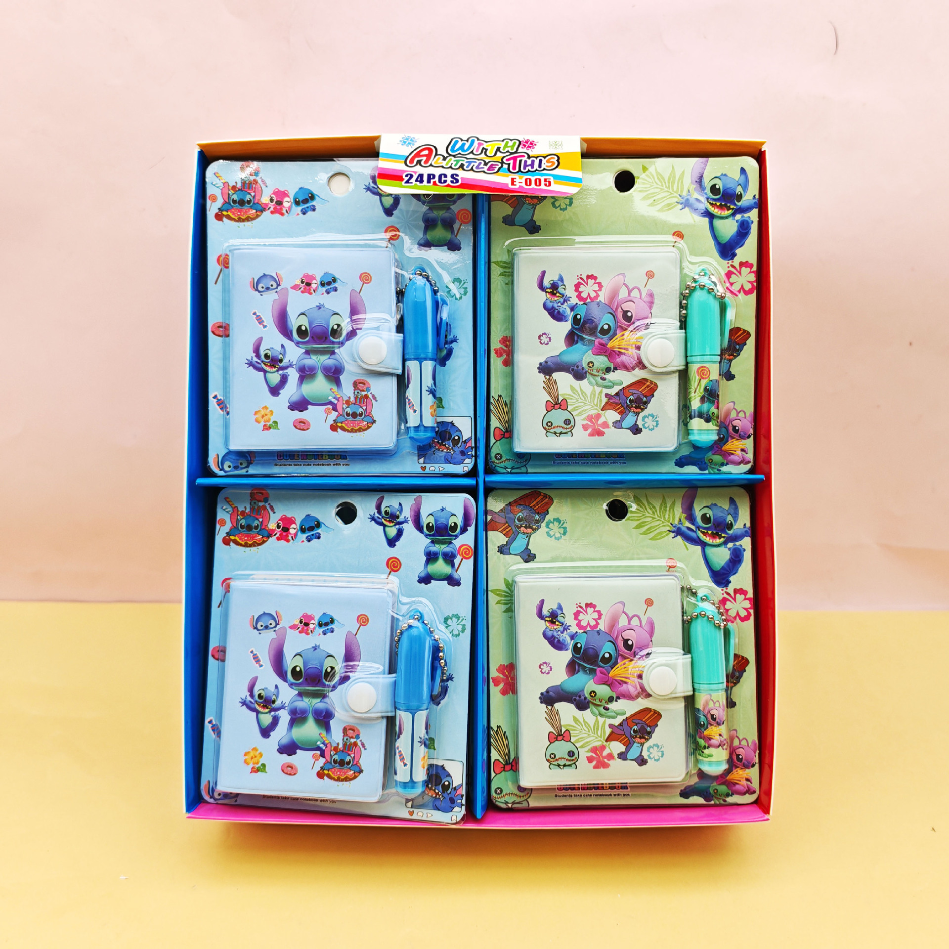 E005 Labu mini cuaderno de mano conjunto creativo nuevo dibujo animado encantador comercio exterior transfronterizo tailandés temu