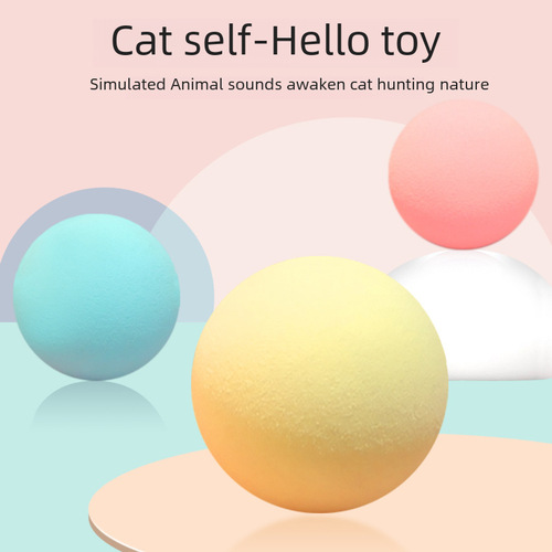 Cat toy self-amusement gadget for relieving boredom, cat teaser wand, catnip, bite-resistant, for kittens and young cats, pet supplies, squeaky ball