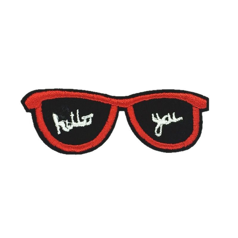 Amazon bordado Zhang Zi patatas fritas zapatos de árbol de coco ropa parche bolsa accesorios lápiz labial pastel bordado pegatinas de tela