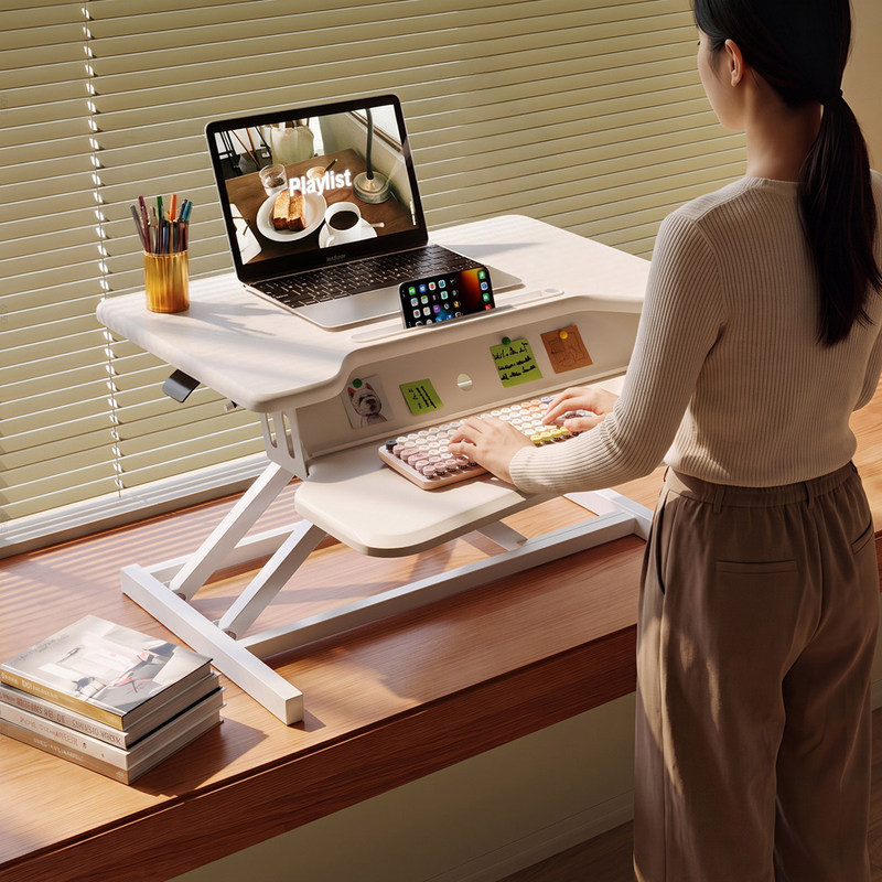 Standing Workbench, Adjustable Height Desk, Desktop Computer Stand, Foldable Computer Desk, Laptop Stand, Monitor Stand Standing Workbench, Adjustable Height Desk, Desktop Computer Stand, Foldable Computer Desk, Laptop Stand, Monitor Stand