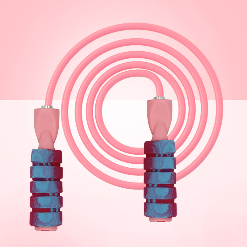 핑크 로프 건너 뛰기