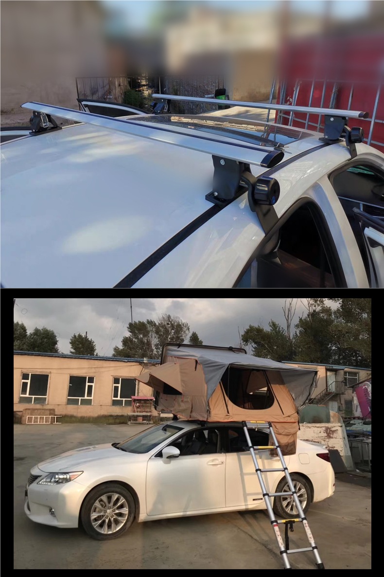 Universal Luggage Rack Crossbar for Cars, Pickup Trucks, Suvs, Aluminum Alloy Roof Rack Modification for Heavy-Duty Tent and Box Carrier